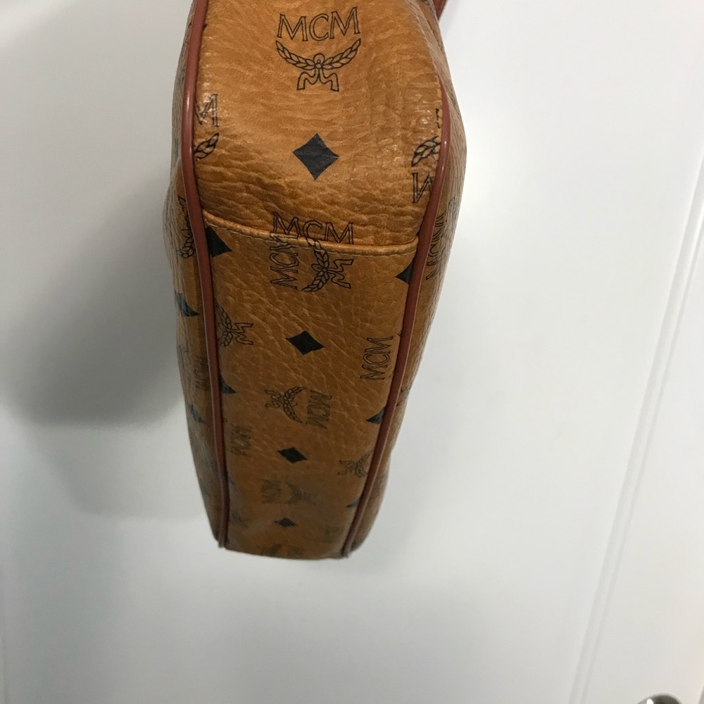 MCM Vintage Rare Tan Leather Hobo Germany Bag and Wallet Bundle EUC - Picture 5 of 12